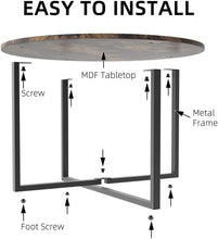 Load image into Gallery viewer, Idealhouse 80cm Round Coffee Table