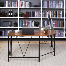 Load image into Gallery viewer, Idealhouse Home Office L-Shaped Computer Desk Peach